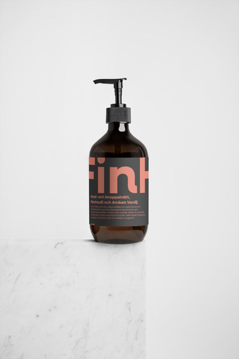 Hand- och kroppstvätt, Patchouli och amber vanilj, 490ml